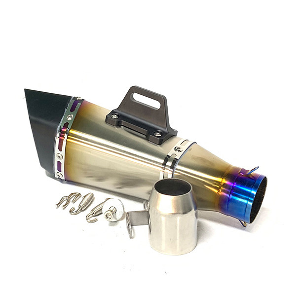 BM053SS 51MM Stainless Steel universal motorcycle exhaust muffler China factory for 450SR 250SR NK250 GSX250R GSX650 GSXR650 SV650
